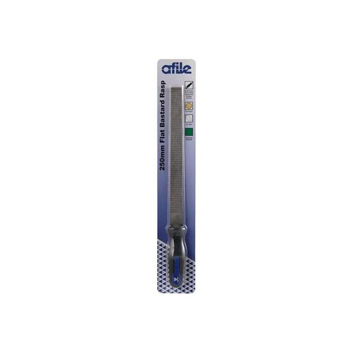 Afile Flat Bastard Rasp With Handle 250mm