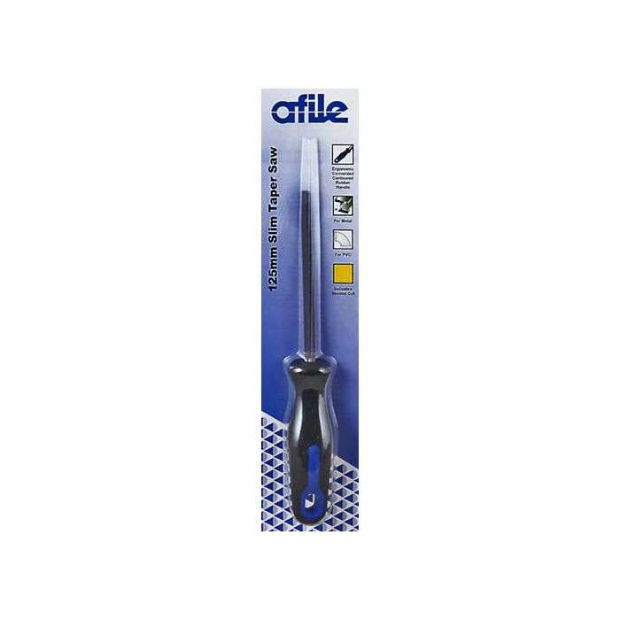 Afile Slim Taper Saw File With Handle 125mm