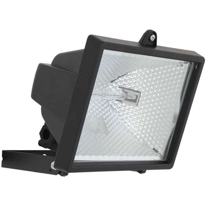 Eurolux Black Halogen Floodlight 500W