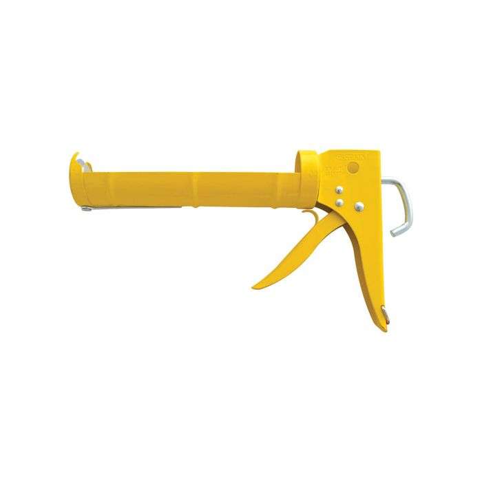 Alcolin Yellow Caulking Gun With Spout & Nozzle Cutter