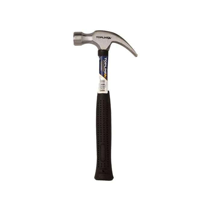 Topline DIY Steel Handle Claw Hammer 500g