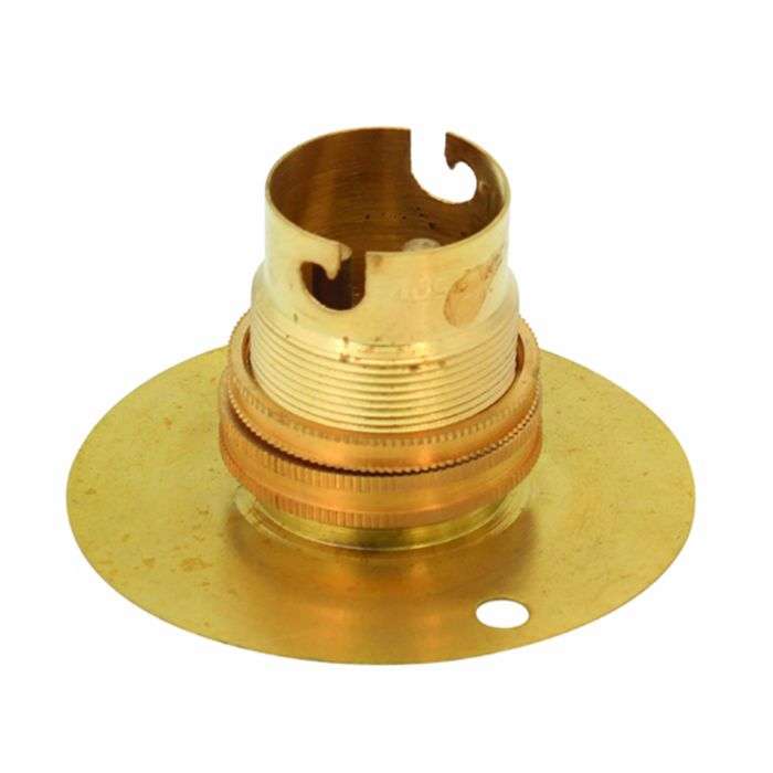 Eurolux Brass Batten Lamp Holder 50mm B22