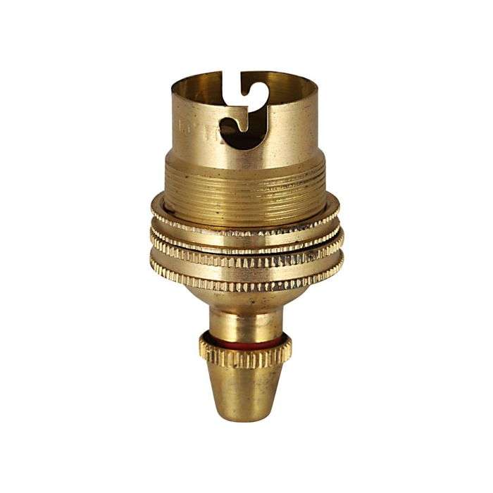 Brass Lamp Holder With Cordgrip