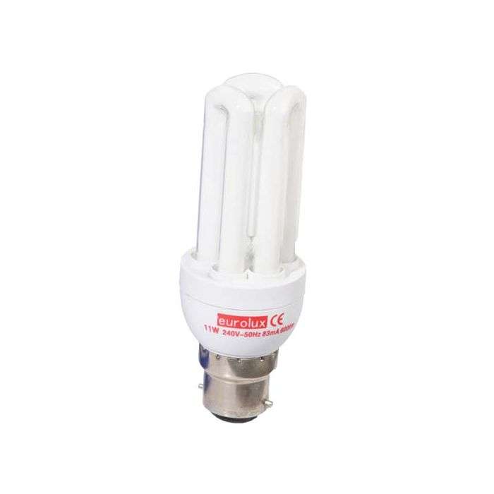 Eurolux 11W Cool White B22 CFL Lamp