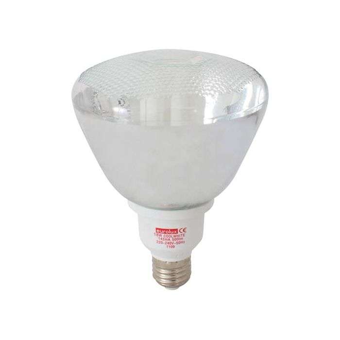 Eurolux 18W Cool White E27 PAR38 CFL Lamp