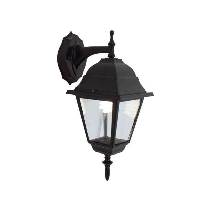 Eurolux Black 4 Panel Down Facing Lantern