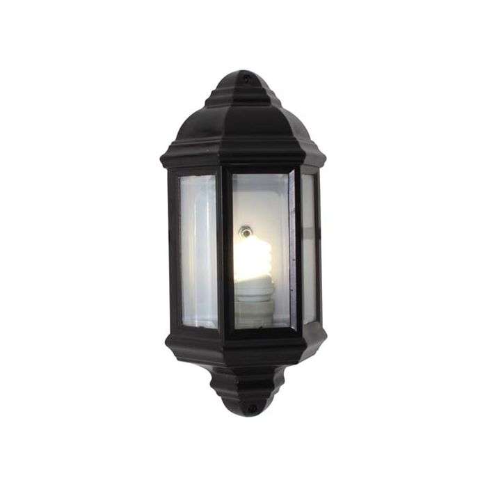 Eurolux Black Half Lantern