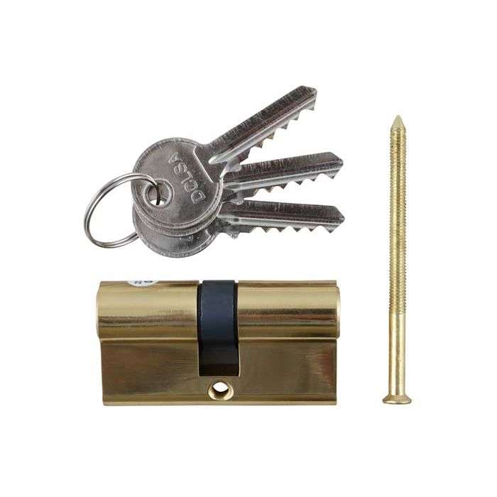 ChamberValue Brass Double Cylinder Lock 60mm (Cylinder Only)