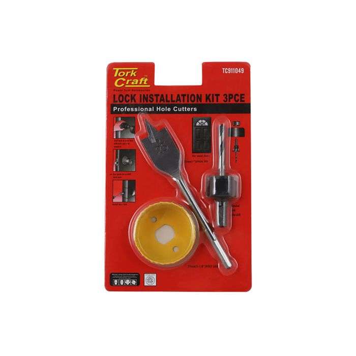Tork Craft 3 Piece Lock Installation Kit