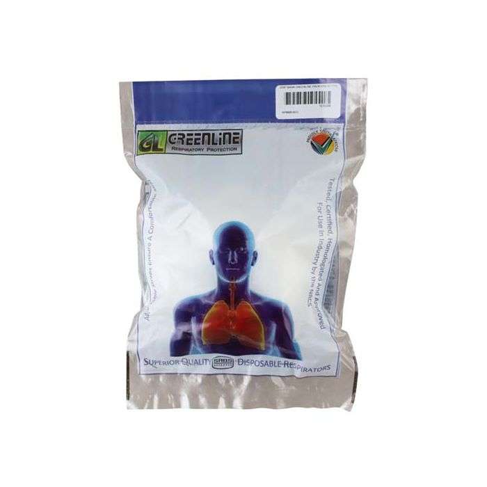 FFP2 Greenline Dust Masks - 5 Pack