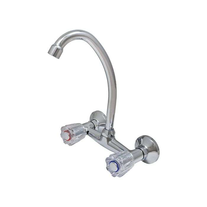 Icon Red Chrome Plated Aries Sink Mixer