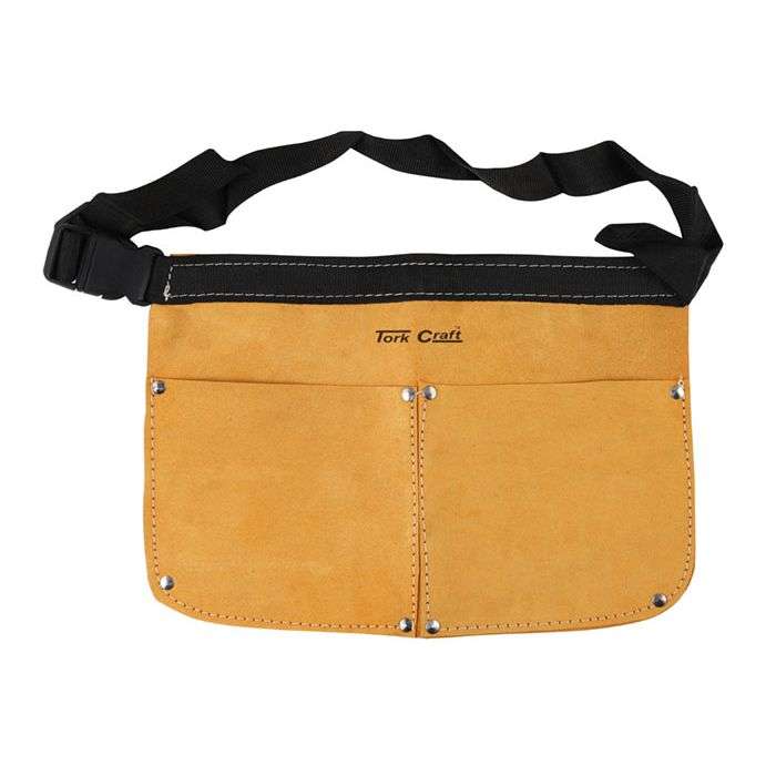 Tork Craft Double Pocket Leather Nail Bag
