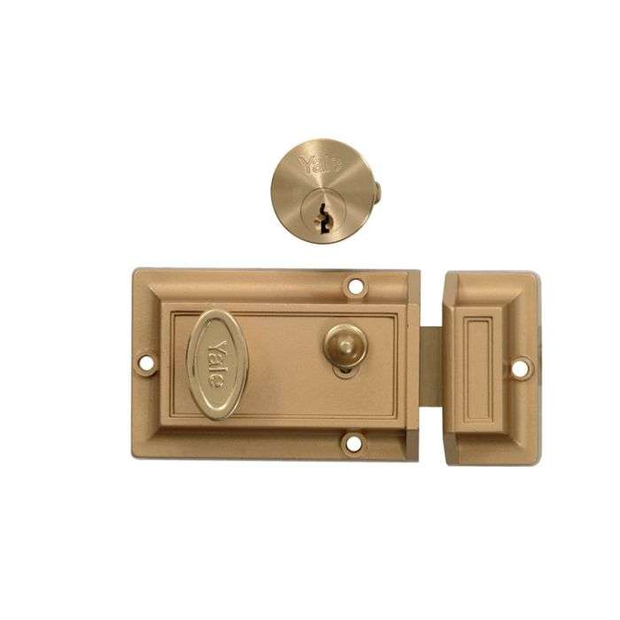 Yale Gold Traditional Nightlatch