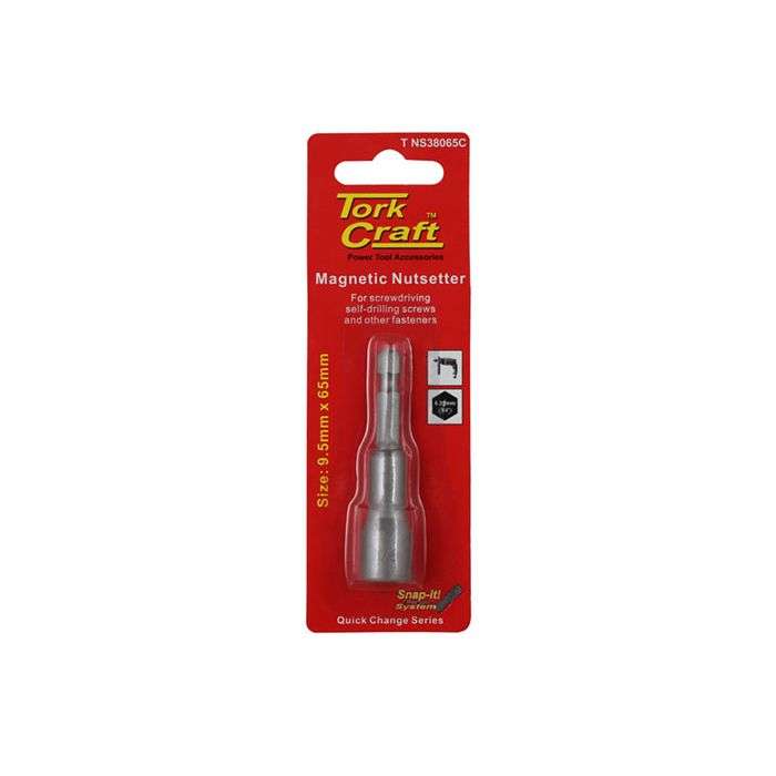 Tork Craft Magnetic Nutsetter 3/8" x 65mm