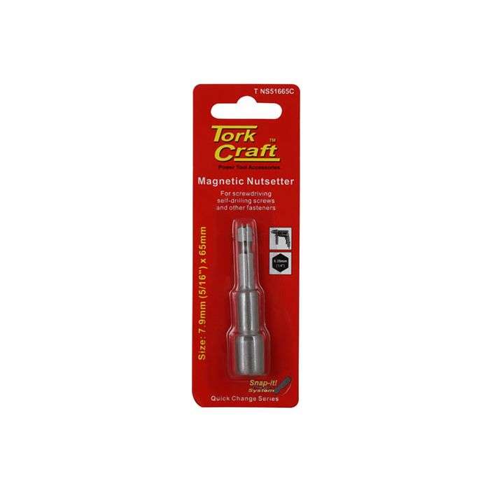 Tork Craft Magnetic Nutsetter 5/16" x 65mm