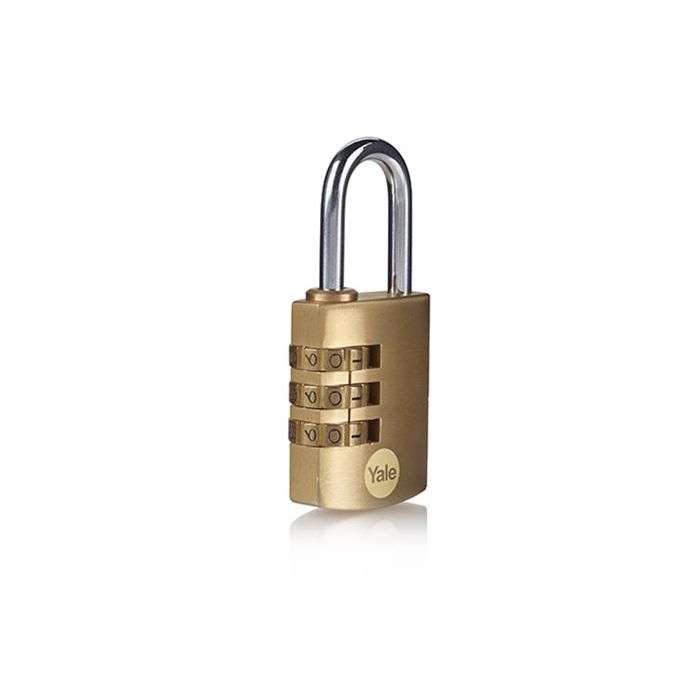 Yale Brass Combination Padlock 30mm