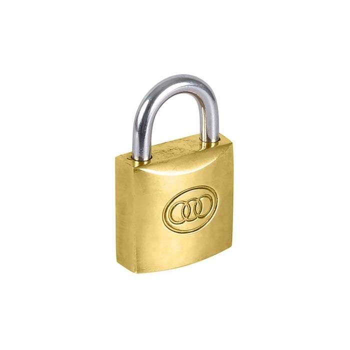 Tri-Circle Brass Padlock 38mm