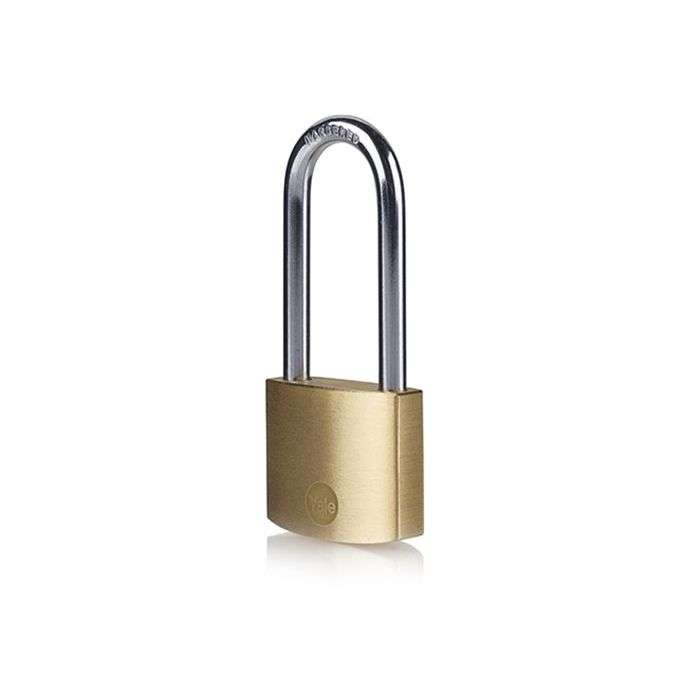 Yale Brass Long Shackle Padlock 40mm