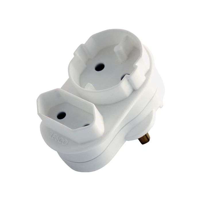 Lesco 2-Way Multiplug Adaptor