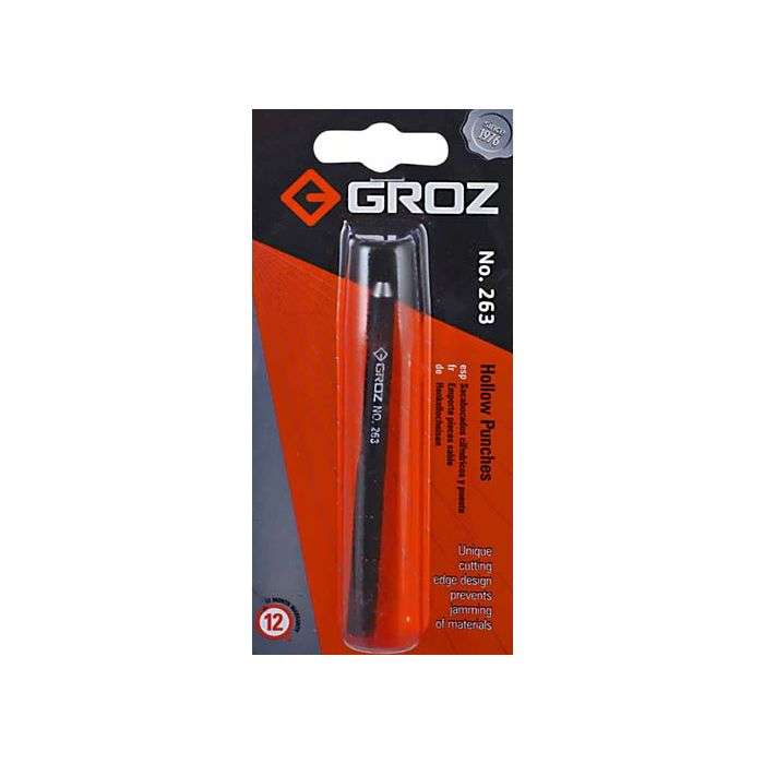 Groz Leather/Plastic Punch 4mm