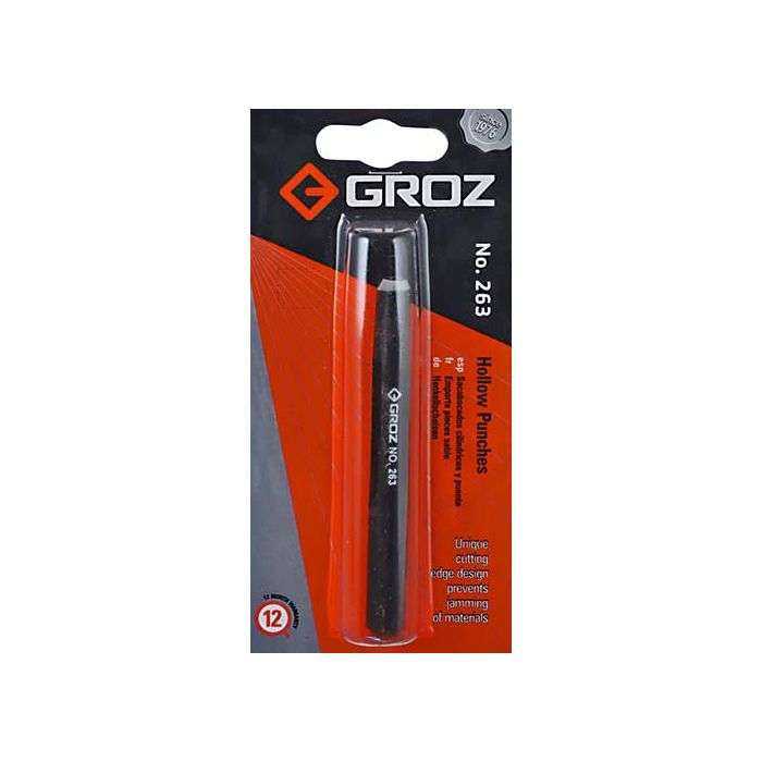 Groz Leather/Plastic Punch 6mm