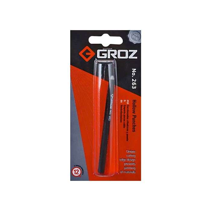 Groz Leather/Plastic Punch 2mm