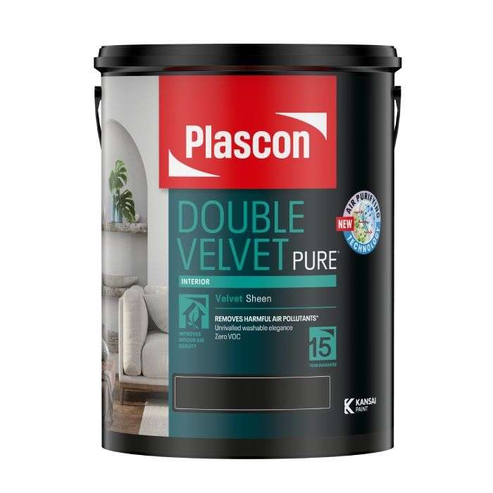 Plascon Double Velvet 5L - Grecian White