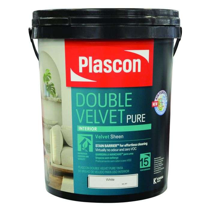 Plascon Double Velvet White 20L VEL