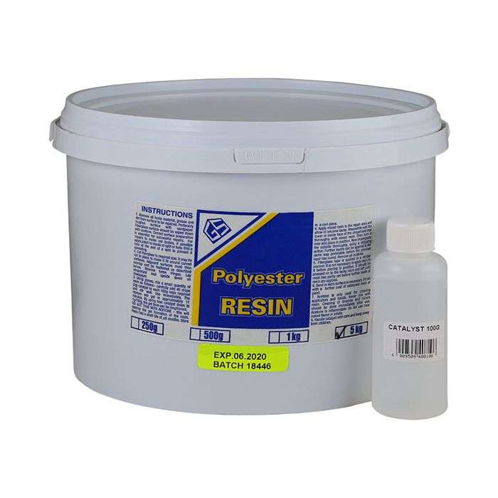 Glacier Polyester Resin With Catalyst 5kg