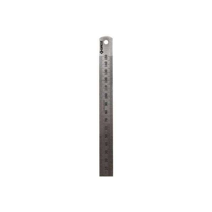 Groz Steel Ruler 150mm
