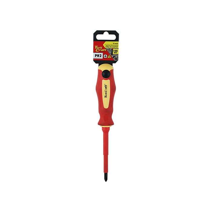 Tork Craft Insulated No.2 Phillips Screwdriver 100mm