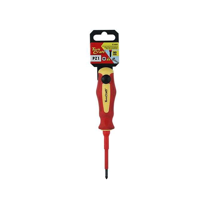 Tork Craft Insulated No.1 Pozidriv Screwdriver 80mm