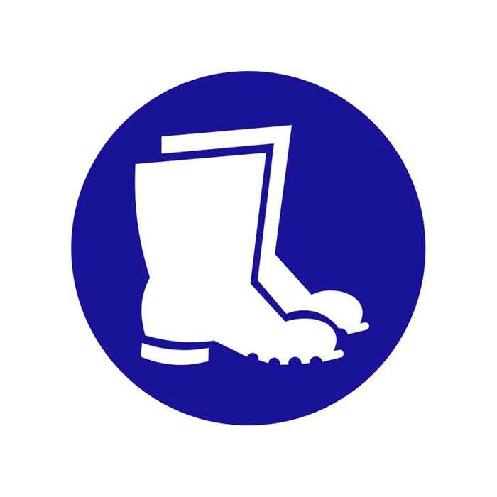 Foot & Leg Protection Sign 290 x 290mm