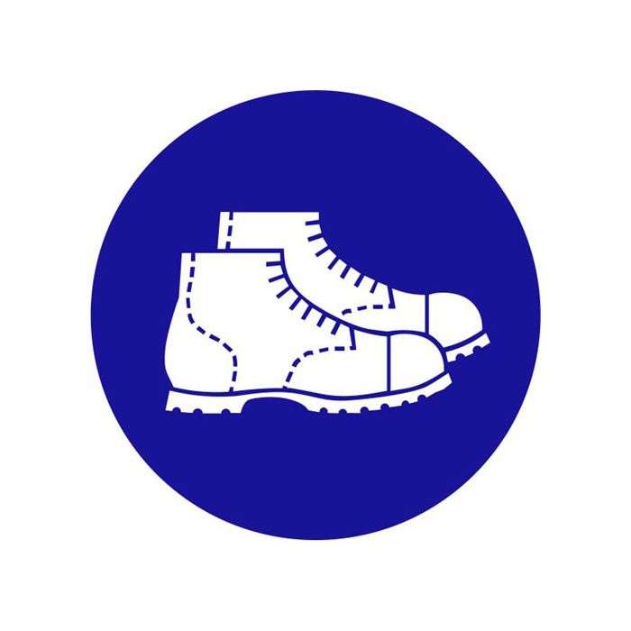 Safety Boots To Be Worn Sign 290 x 290mm