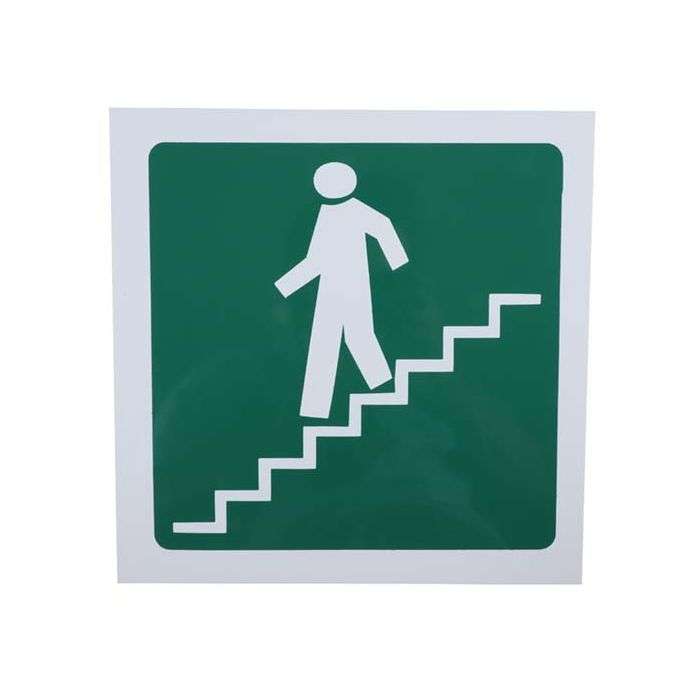 Plastic Stair Going Down Sign 290 x 290mm