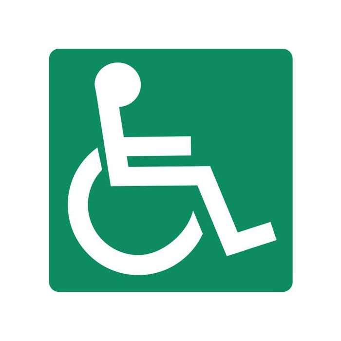 Wheelchair Sign 290 x 290mm