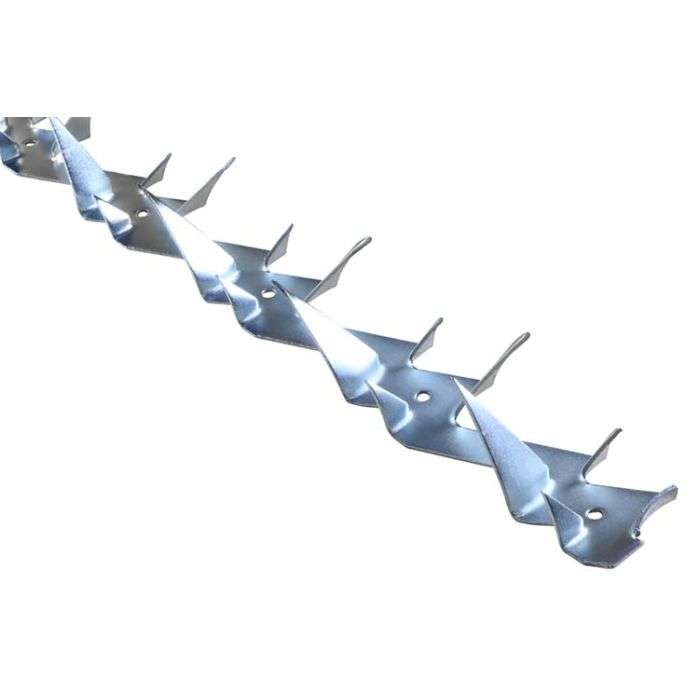 Galvanized Tigertooth Security Wall Spikes 1.6mm x 1.48m