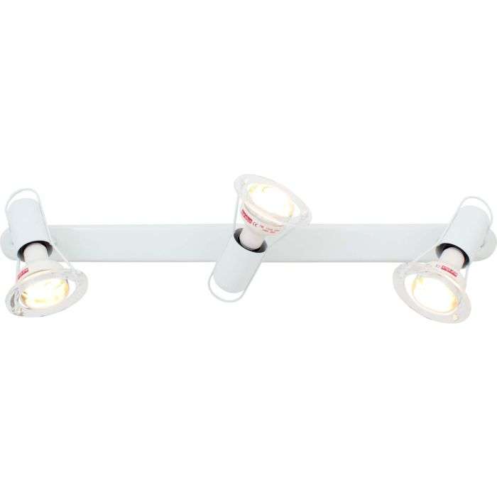 Eurolux White 3-Light Bar Spotlight