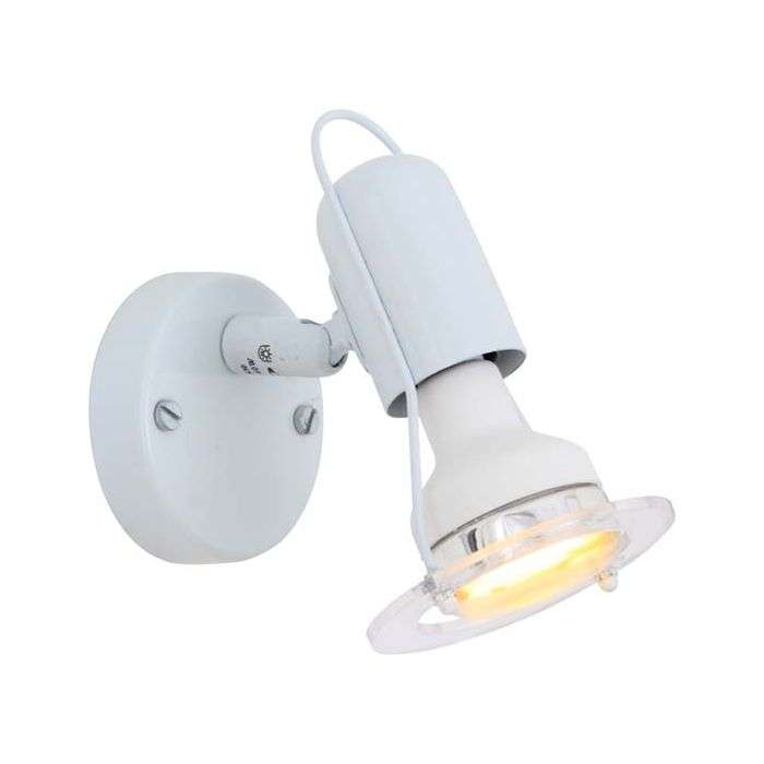 Eurolux White 1-Light Bar Spotlight