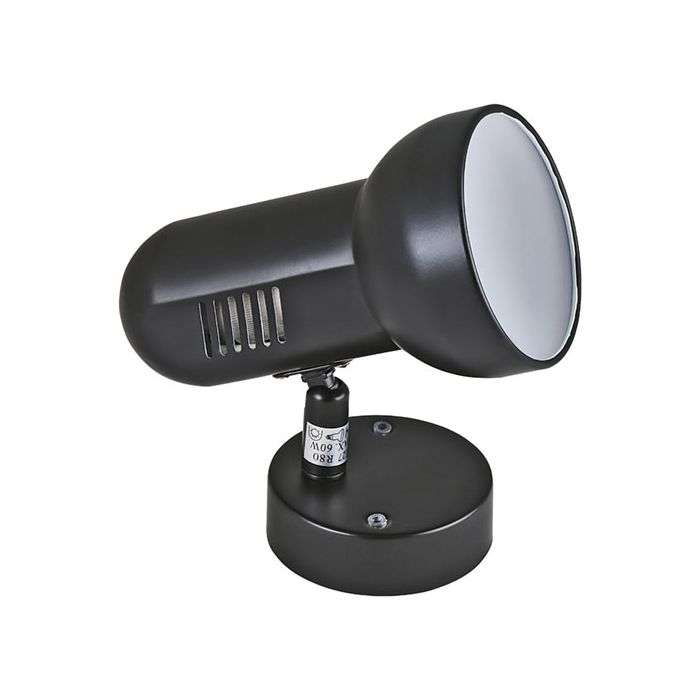 Eurolux Black 1-Light Turbo Spotlight