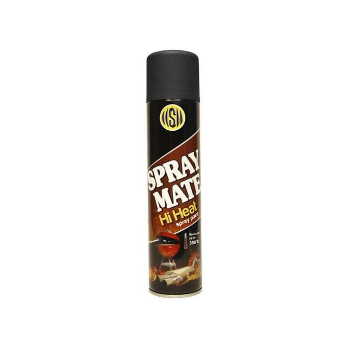 Spraymate Hi Heat Spray Paint Black 250ml