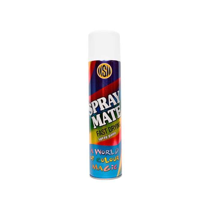 Spraymate Fast Drying Matt Spray Paint White 250ml