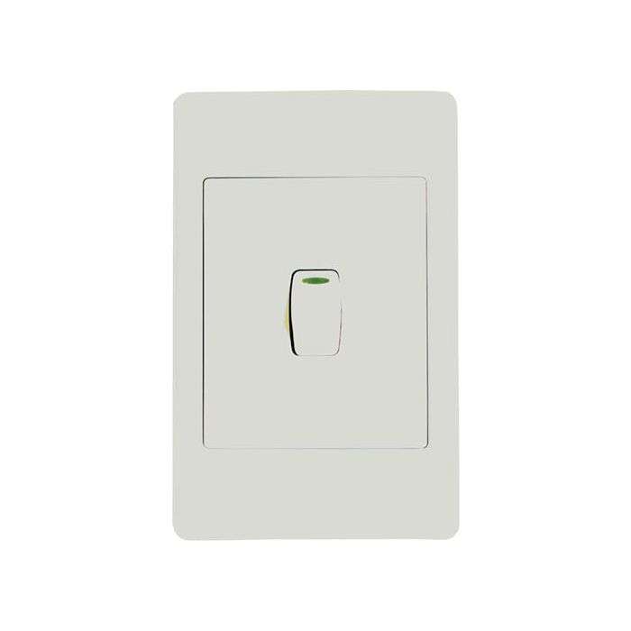CBI White 1-Lever 1-Way Light Switch 2x4