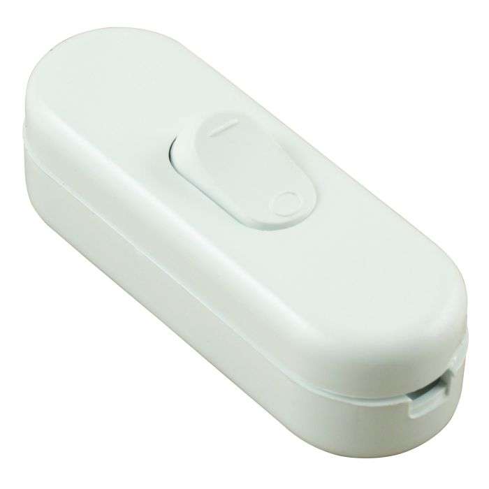 White Rocker Switch 2A