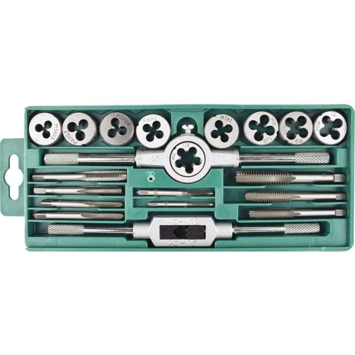 Tork Craft 20 Piece Tap & Die Cutter Set