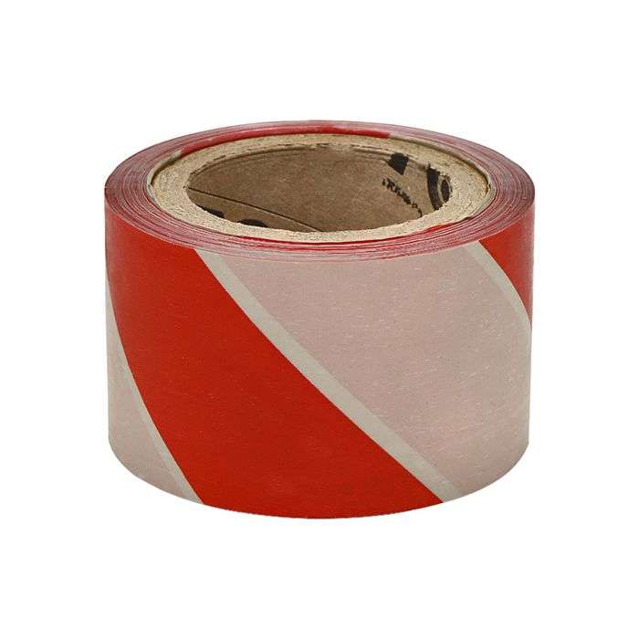 Red & White Barrier Tape 75mm x 100m