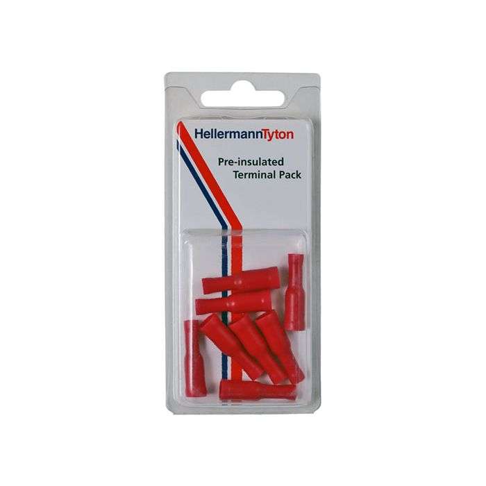 HellermannTyton 1ULF Terminals - 8 Pack