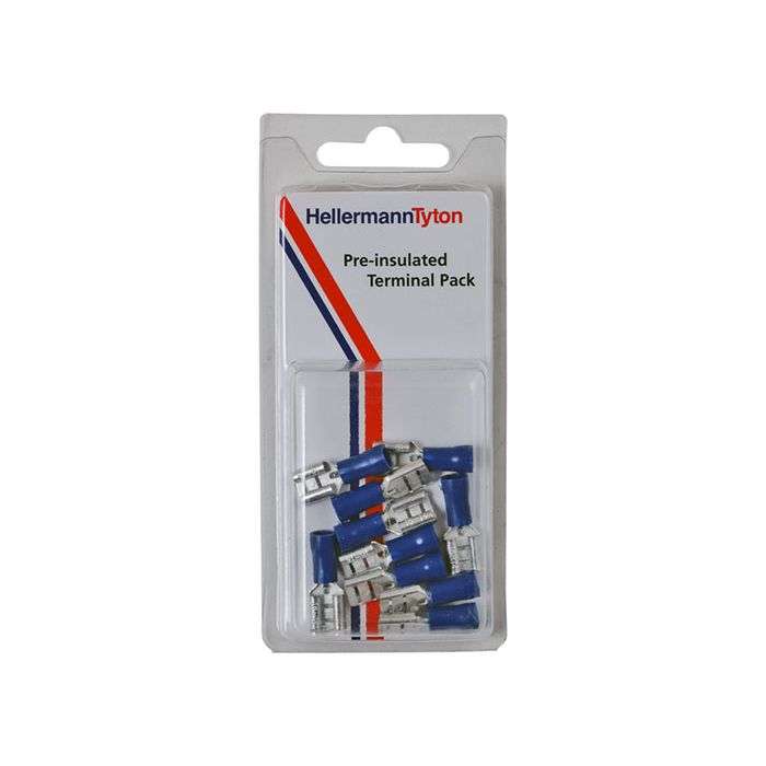 HellermannTyton 2DF Terminals - 10 Pack