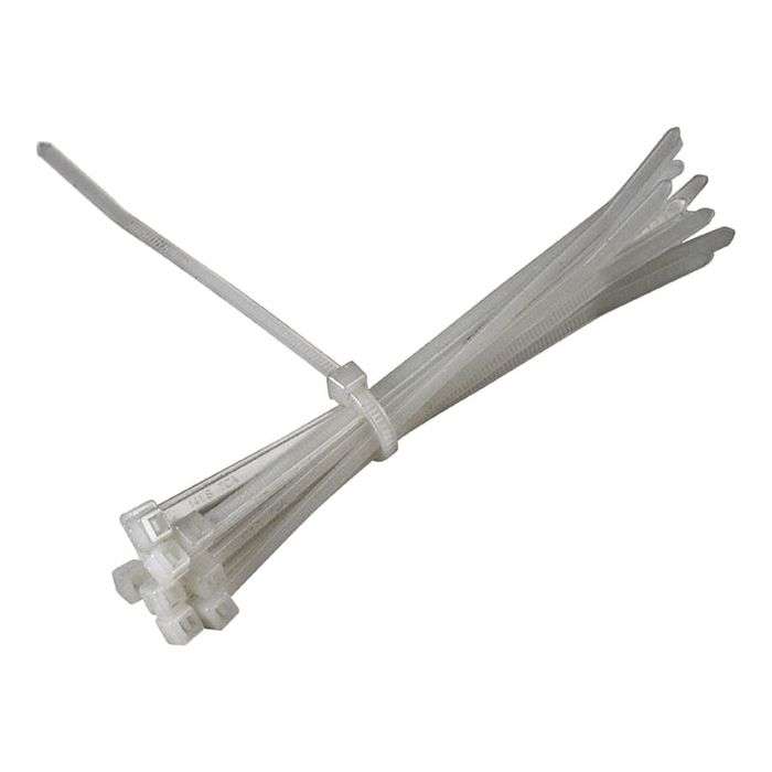 HellermannTyton White Cable Ties 2.5 x 104mm - 100 Pack