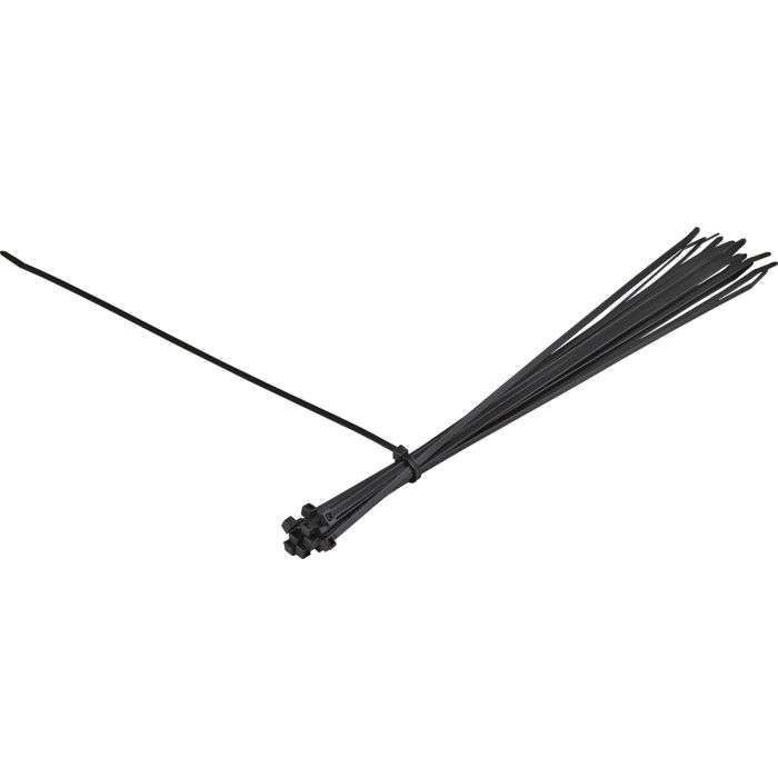 HellermannTyton Black Cable Ties 4.7 x 395mm - 100 Pack